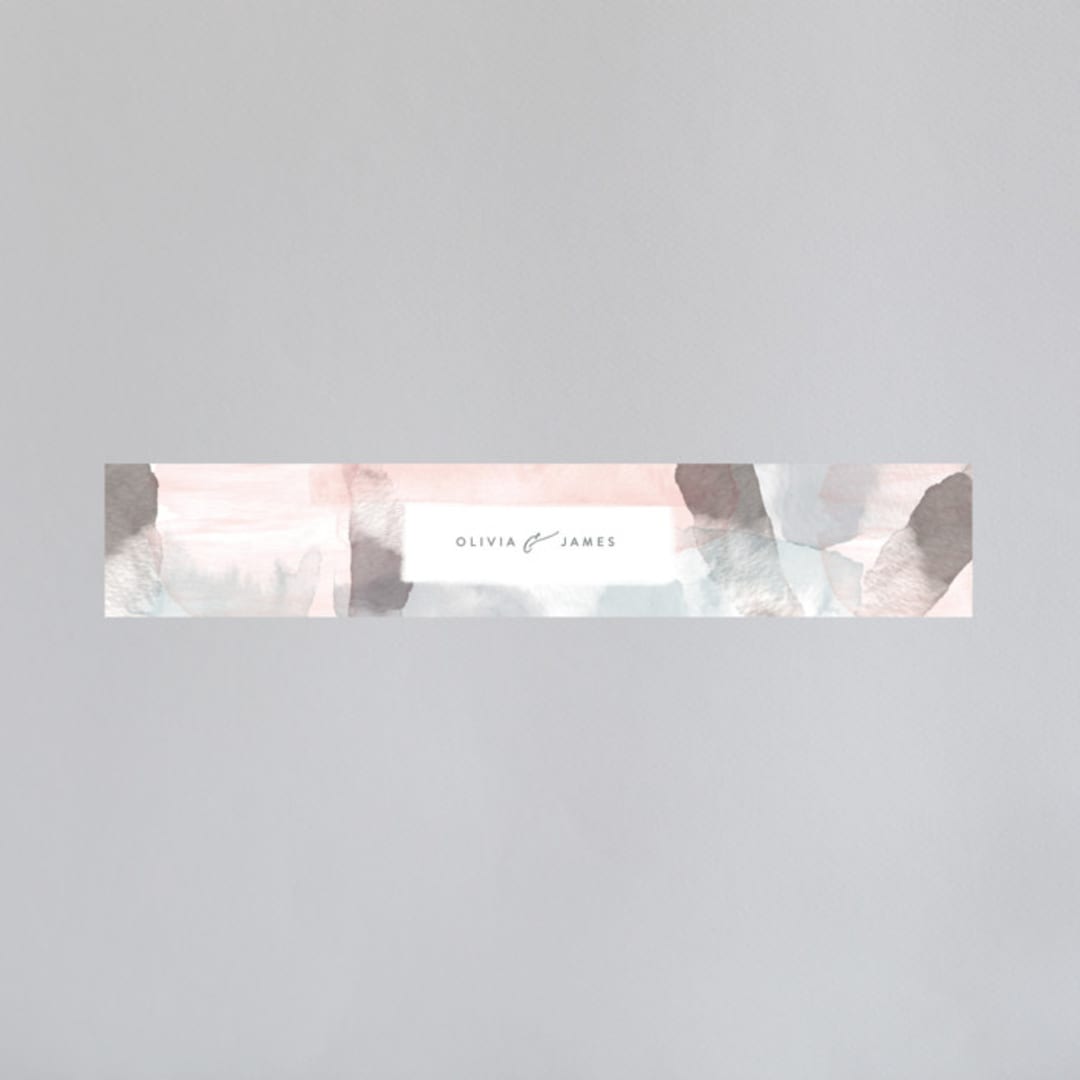 "Sea Froth" - Belly Bands in Blush by Creo Study - Assembled with Invitation