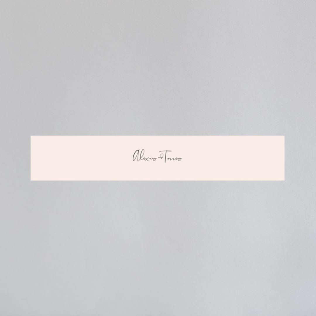 "Just the Two of Us" - Belly Bands in Blush by Jennifer Wick - Assembled with Invitation