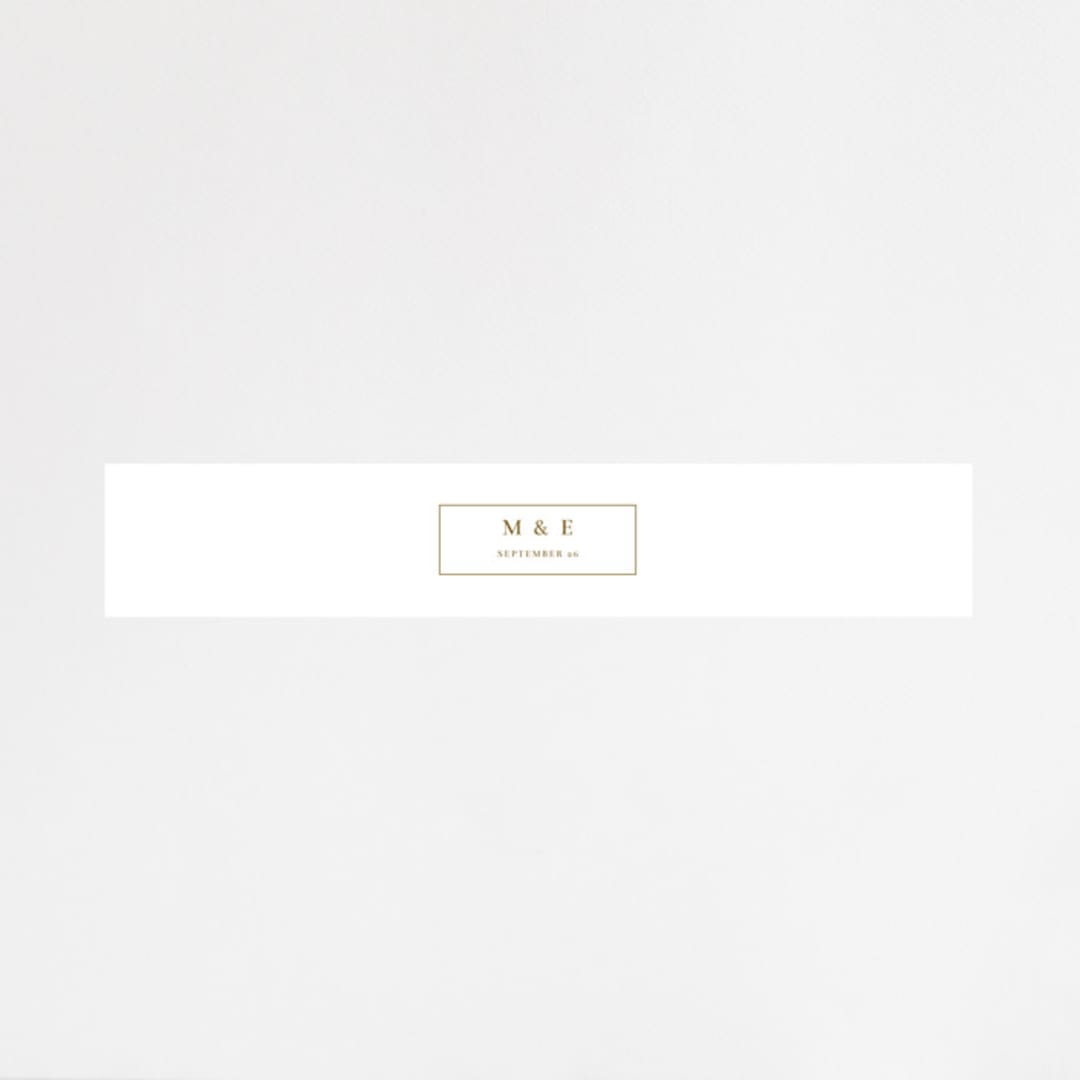 "Edgewater" - Belly Bands in Sunset by Griffinbell Paper Co. - Assembled with Invitation