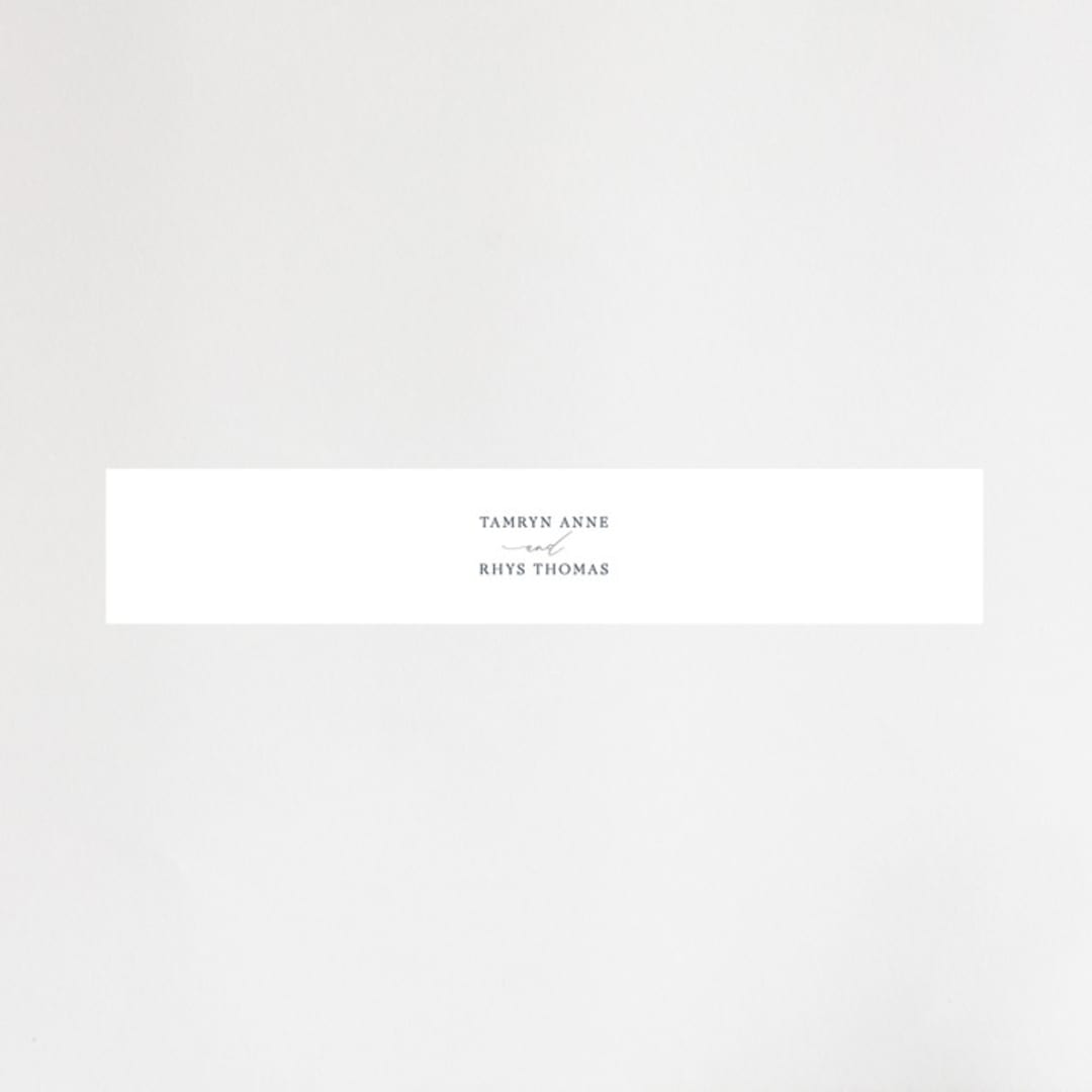 "Waltz" - Belly Bands in Nightfall by Jula Paper Co. - Assembled with Invitation