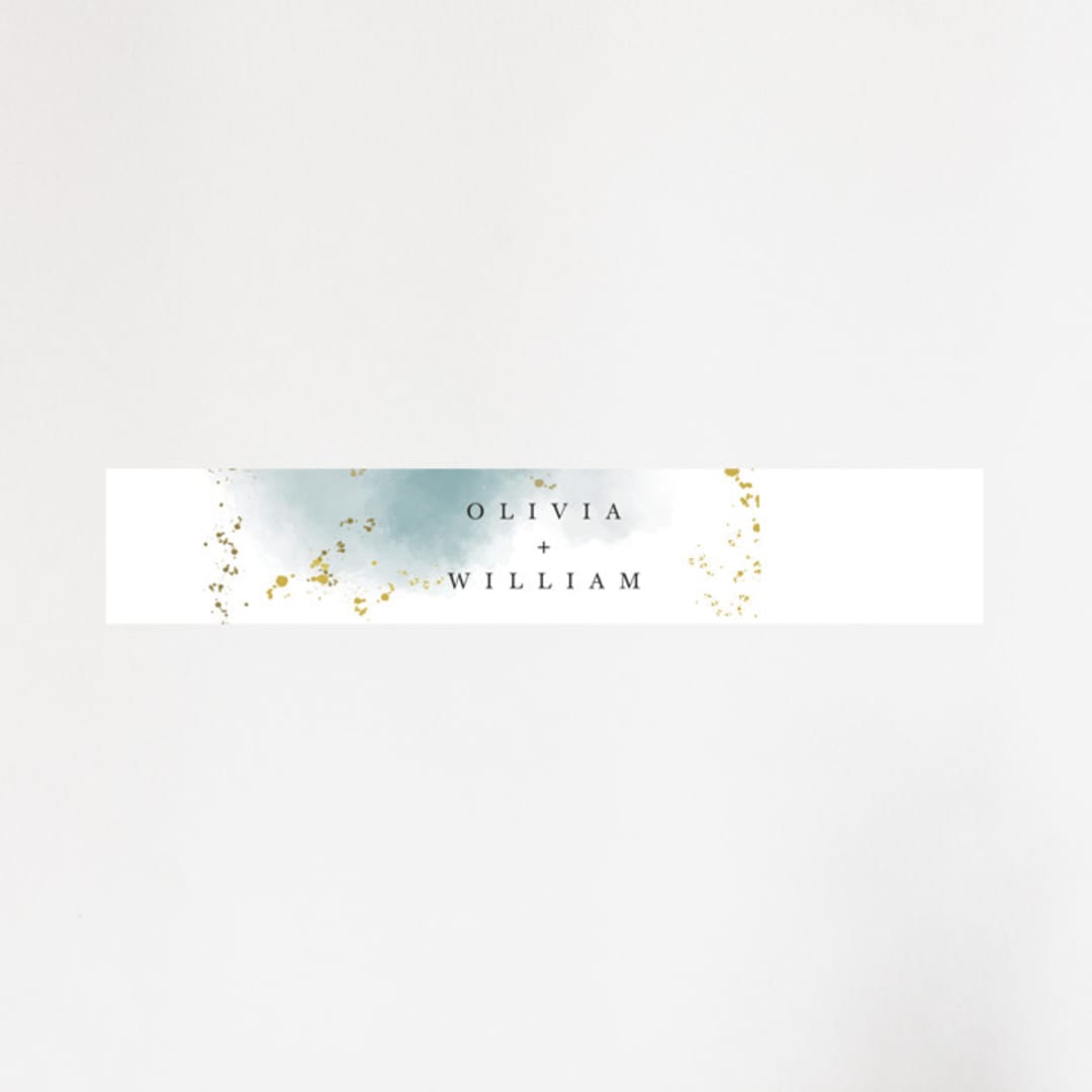 "Ethereal Dust" - Belly Bands in Topaz by Hannah Williams - Assembled with Invitation