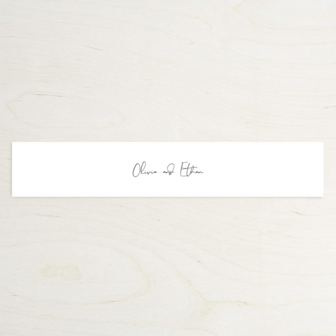 "In Love" - Belly Bands in Ink by Carolyn MacLaren - Assembled with Invitation