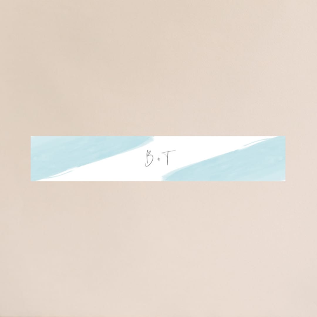 "So Delightful" - Belly Bands in Sky by Erika Firm - Assembled with Invitation