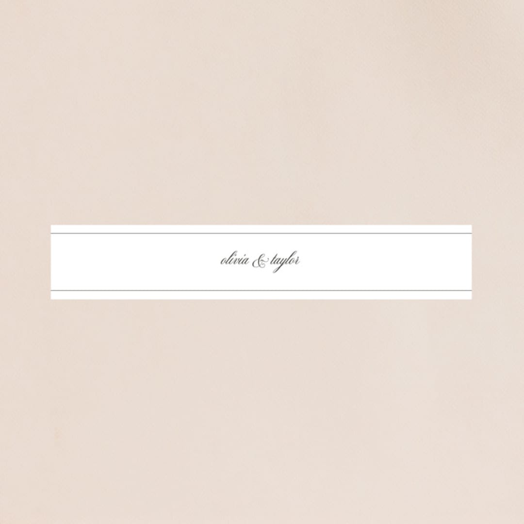 "Scripted Union" - Belly Bands in Pearl by Kelly Schmidt - Assembled with Invitation