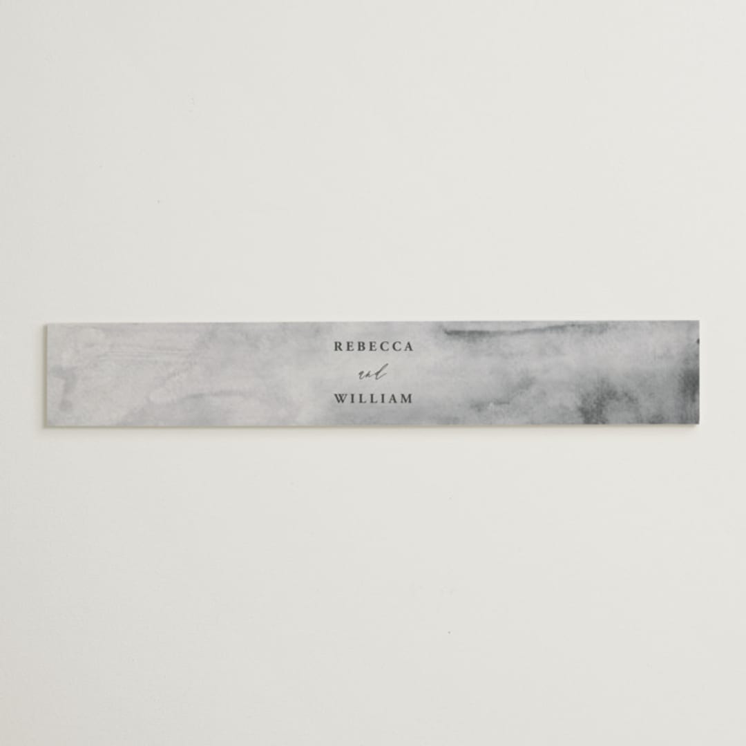 "We Do" - Belly Bands in Ink by lulu and isabelle - Assembled with Invitation