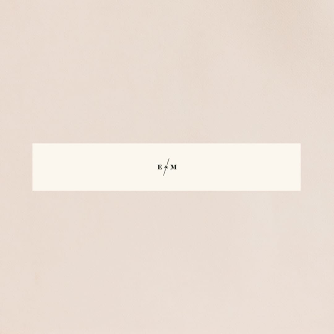 "Angled" - Belly Bands in Onyx by GeekInk Design - Assembled with Invitation