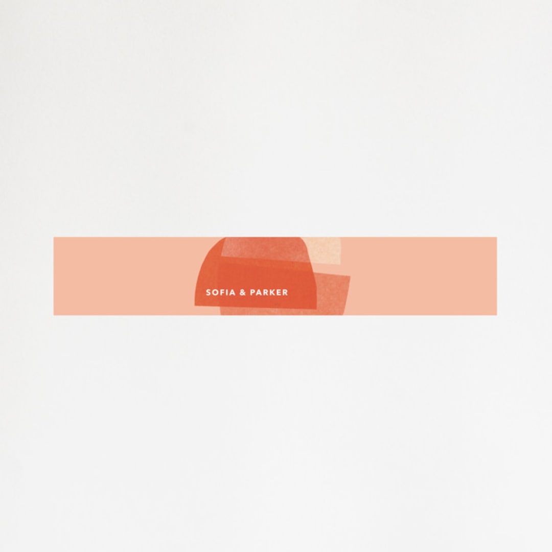 "tissue texture" - Belly Bands in Papaya by Carrie Moradi - Assembled with Invitation
