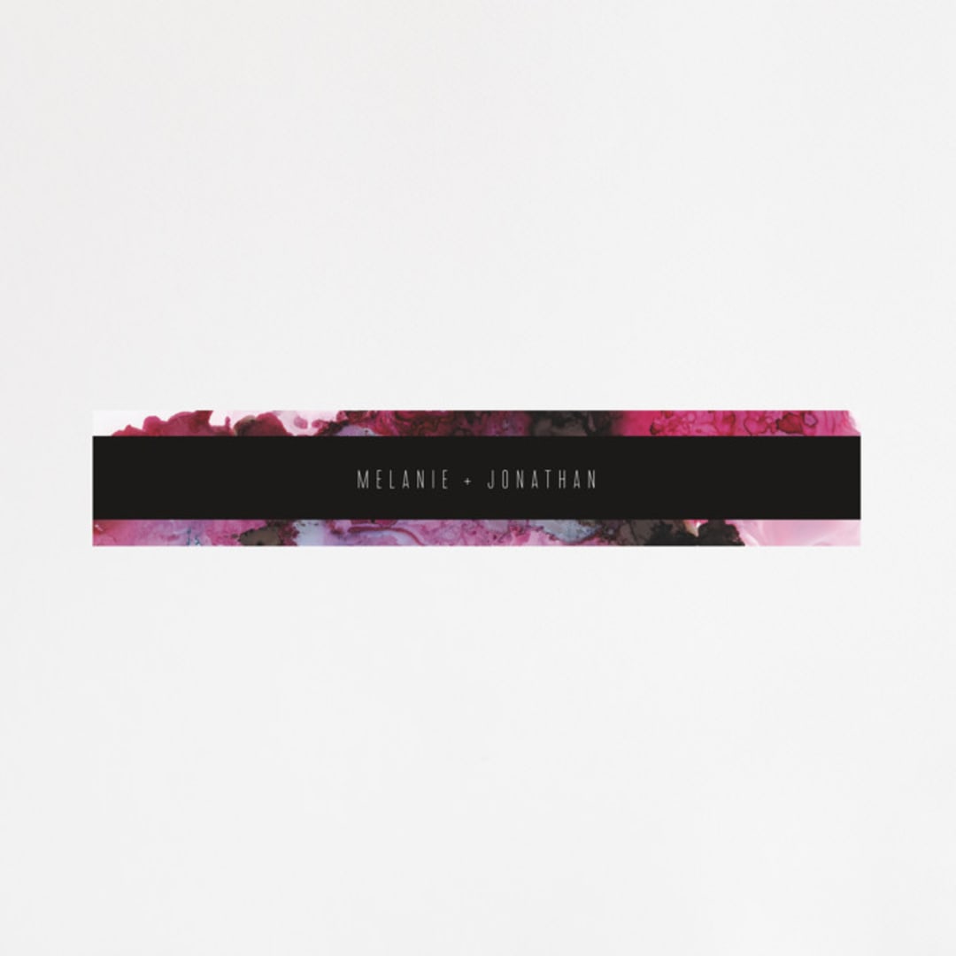 "Aurora" - Belly Bands in Raspberry by Itsy Belle Studio - Assembled with Invitation