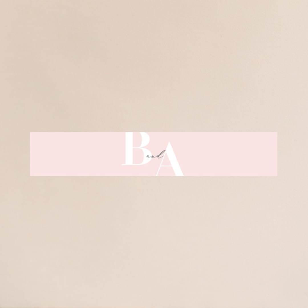 "Lettera" - Belly Bands in Blush by Lauren Chism - Assembled with Invitation