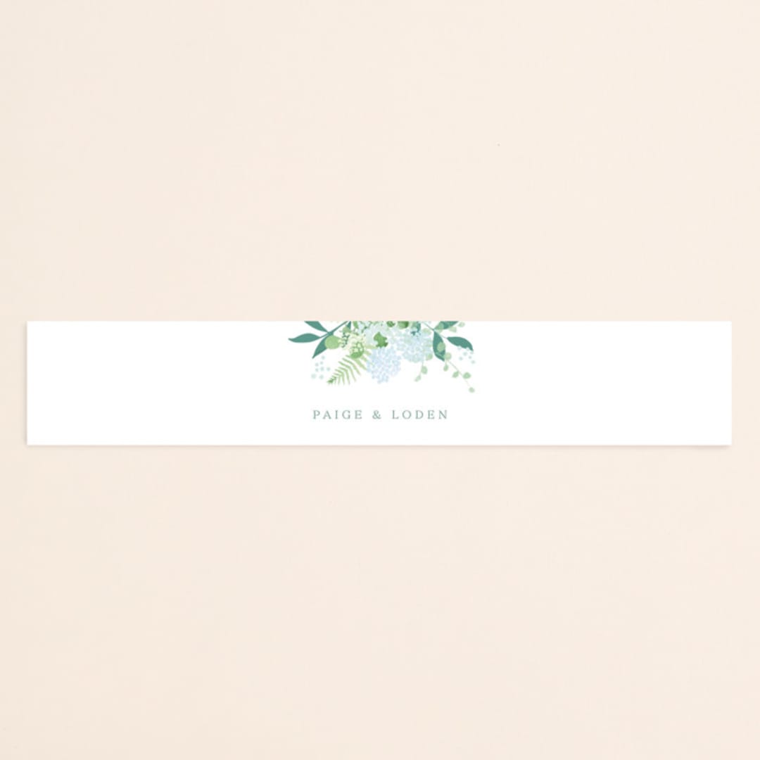 "The Gardens at Cardiff" - Belly Bands in Leaf by Jennifer Wick - Assembled with Invitation