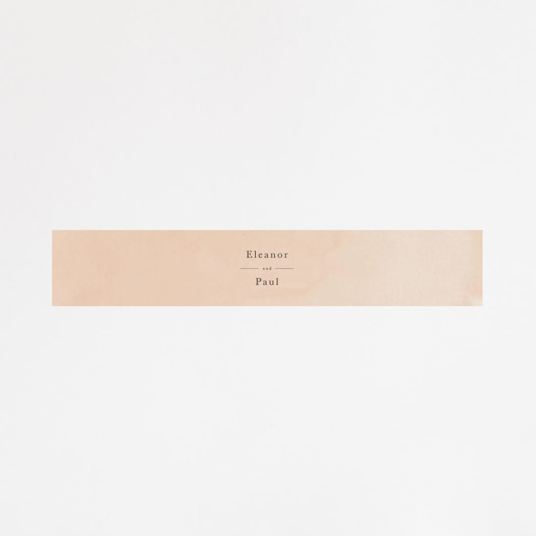 "Desert Wash" - Belly Bands in Peach by Amy Kross - Assembled with Invitation