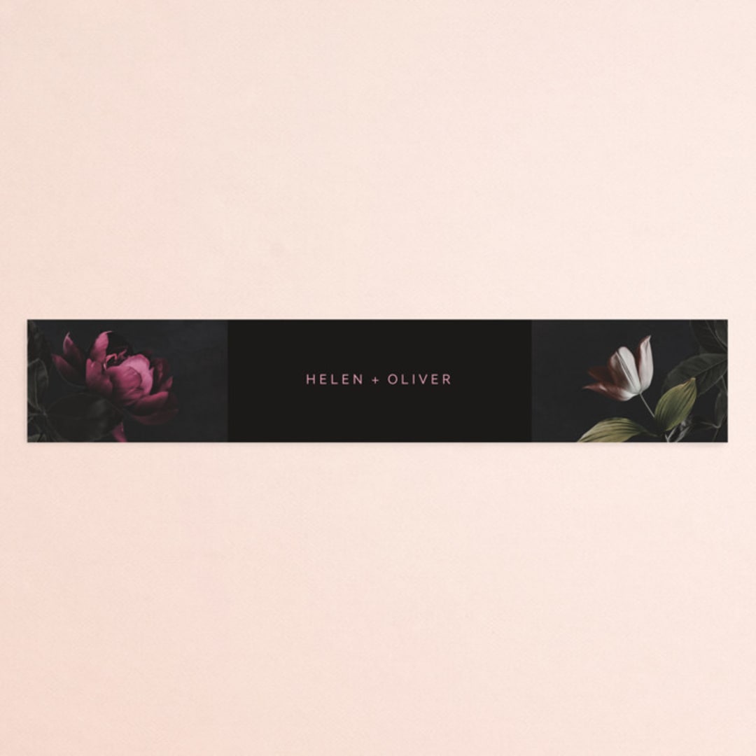 "Crazy in Love" - Belly Bands in Hot Pink by Design Lotus - Assembled with Invitation