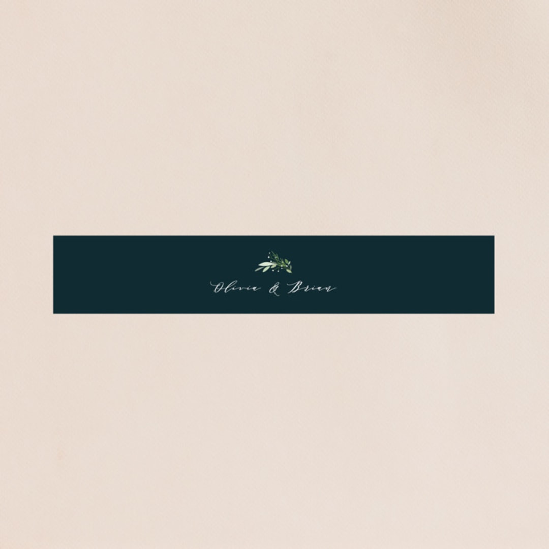 "Fresh Greenery" - Belly Bands in Mystic Forest by Jennifer Postorino - Assembled with Invitation