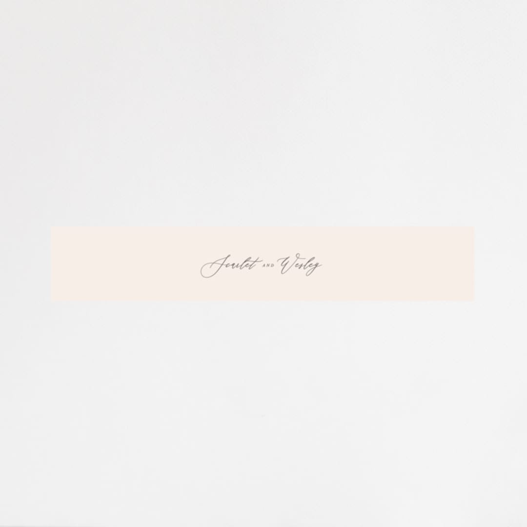 "Scarlet" - Belly Bands in Blush by Hooray Creative - Assembled with Invitation