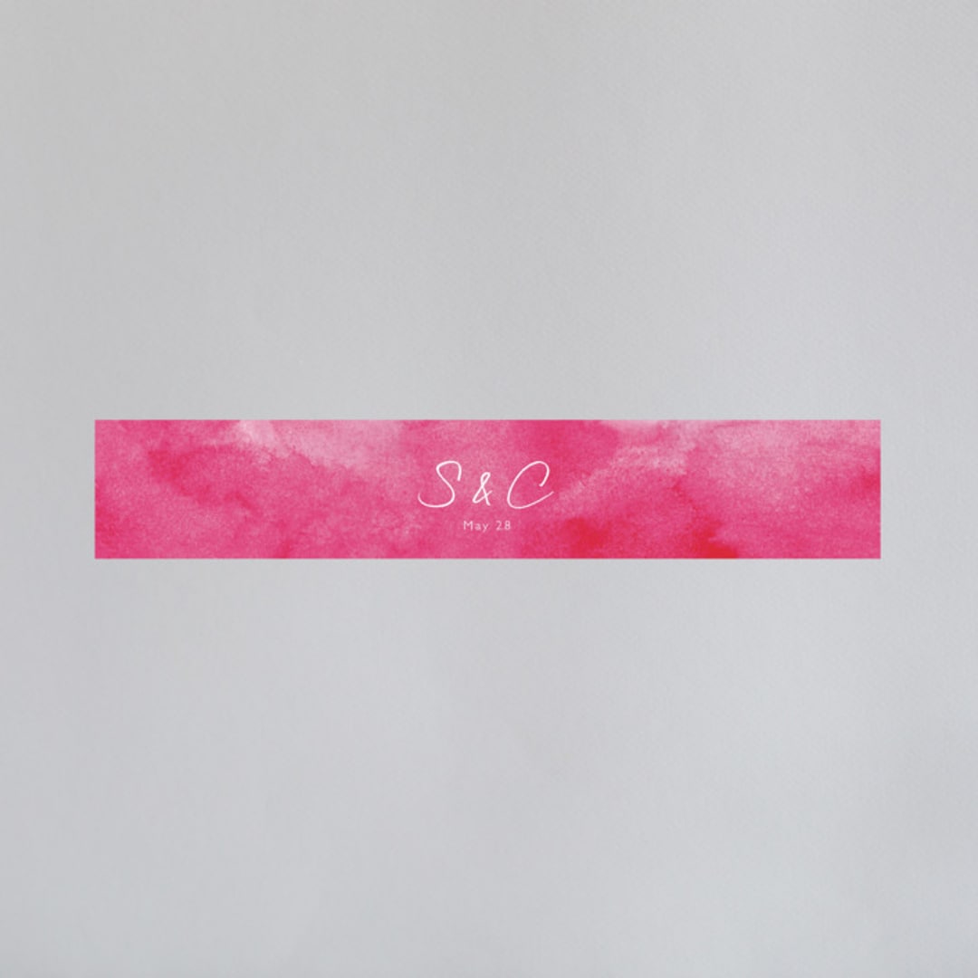 "Skyline Atlanta" - Belly Bands in Magenta by Laura Condouris - Assembled with Invitation