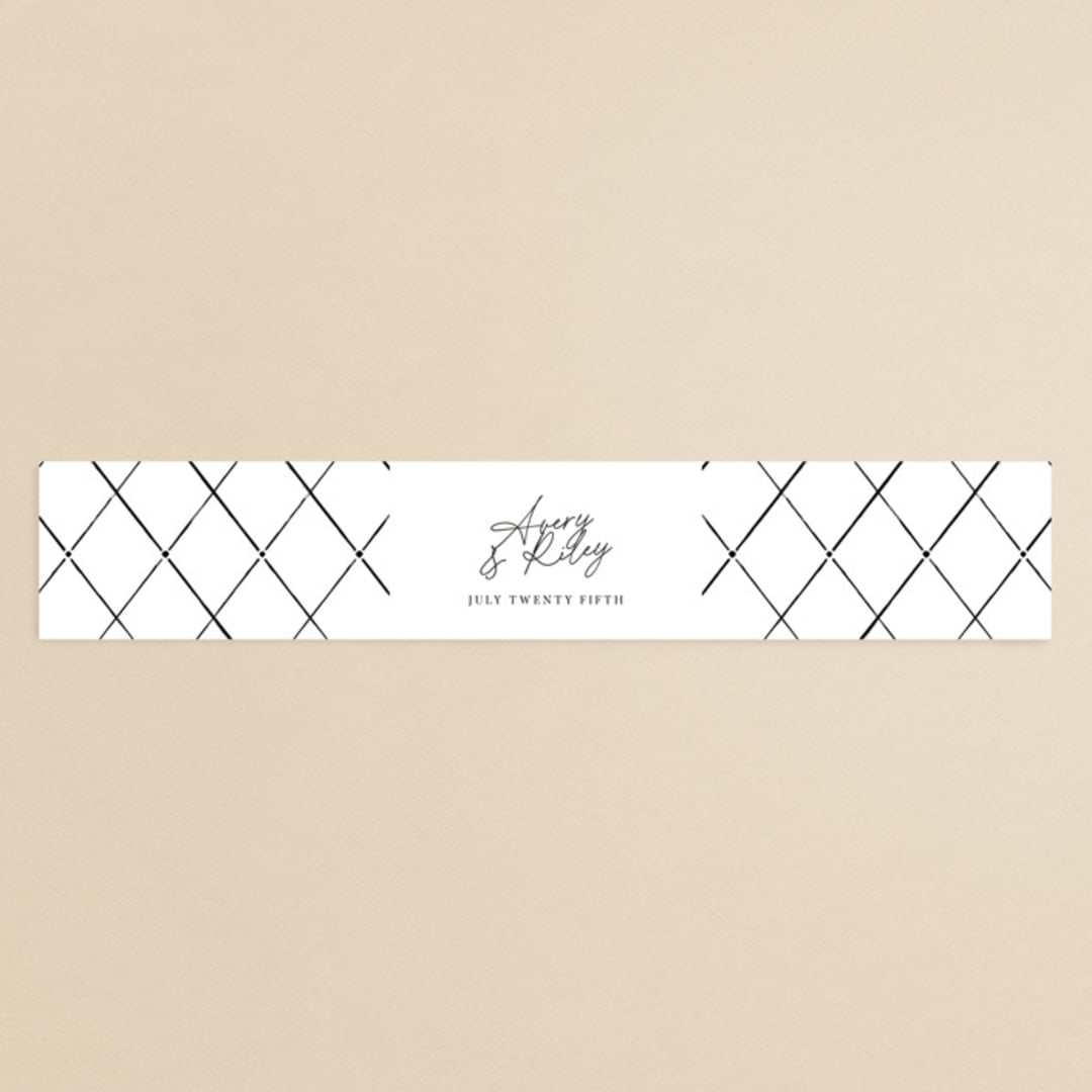 "Composure" - Belly Bands in Tuxedo by Jackie Mangiolino - Assembled with Invitation