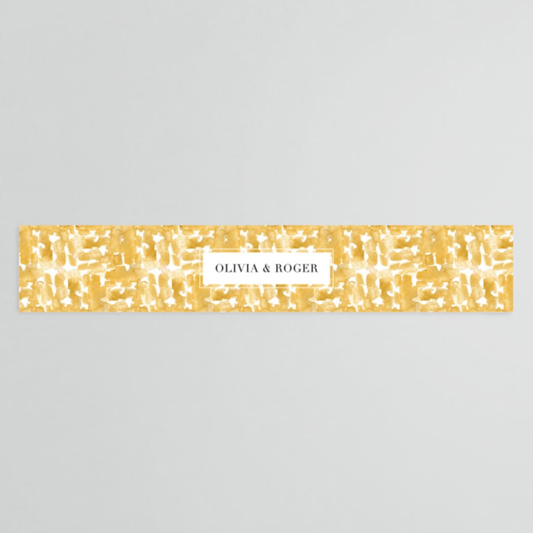 "Daydream" - Belly Bands in Honey by Beth Schneider - Assembled with Invitation