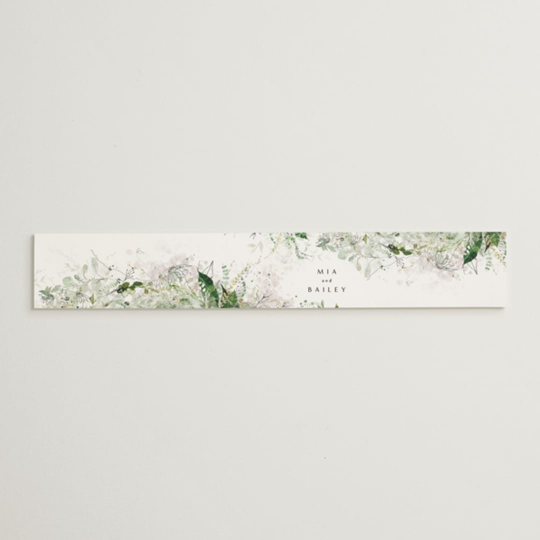 "Lush Greenery" - Belly Bands in Fresh Green by Phrosné Barwood - Assembled with Invitation