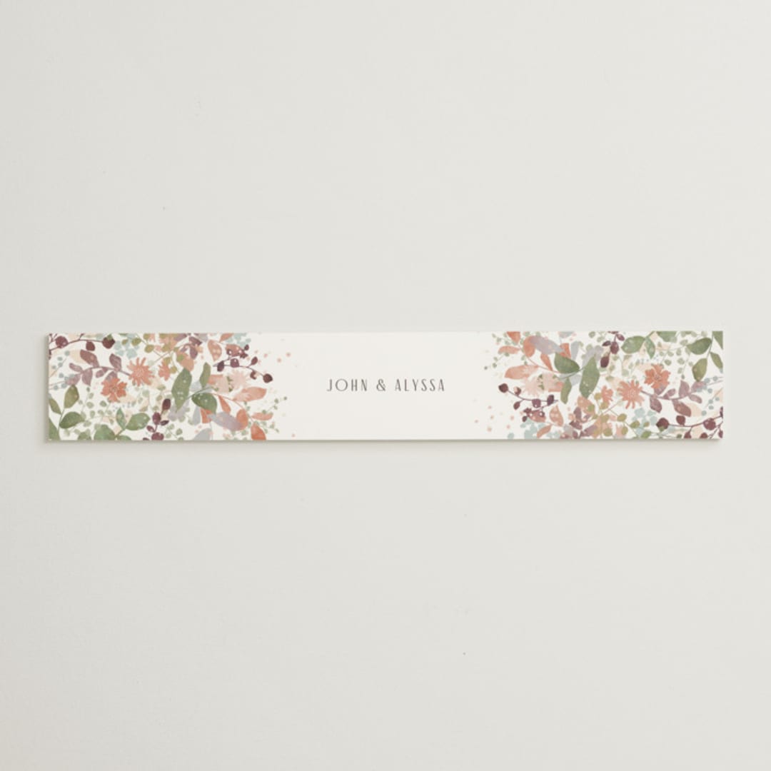 "Wesleyan Hill" - Belly Bands in Wildflower by Jennifer Wick - Assembled with Invitation