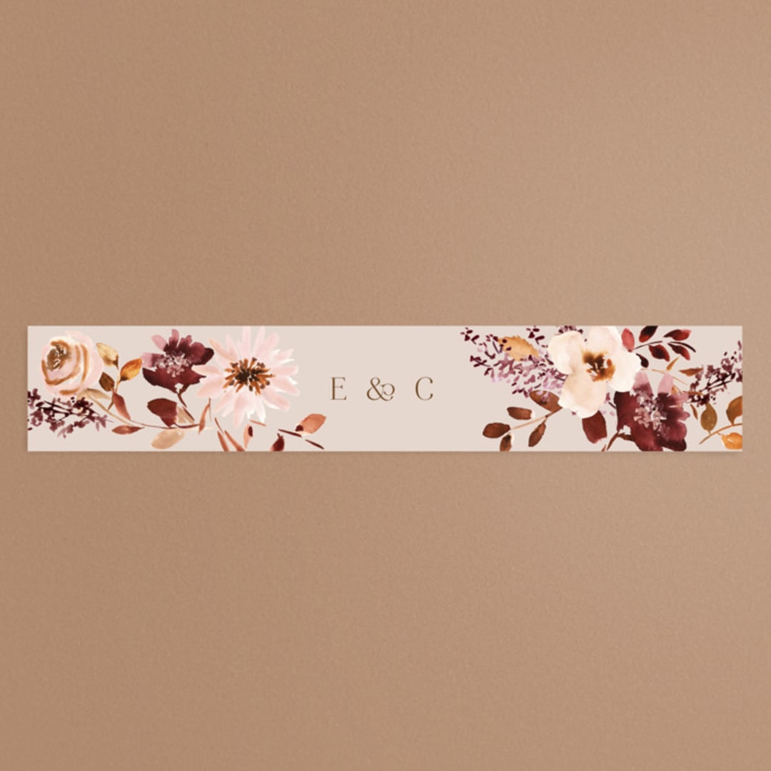 "Love Garden" - Belly Bands in Potpourri by Petra Kern - Assembled with Invitation