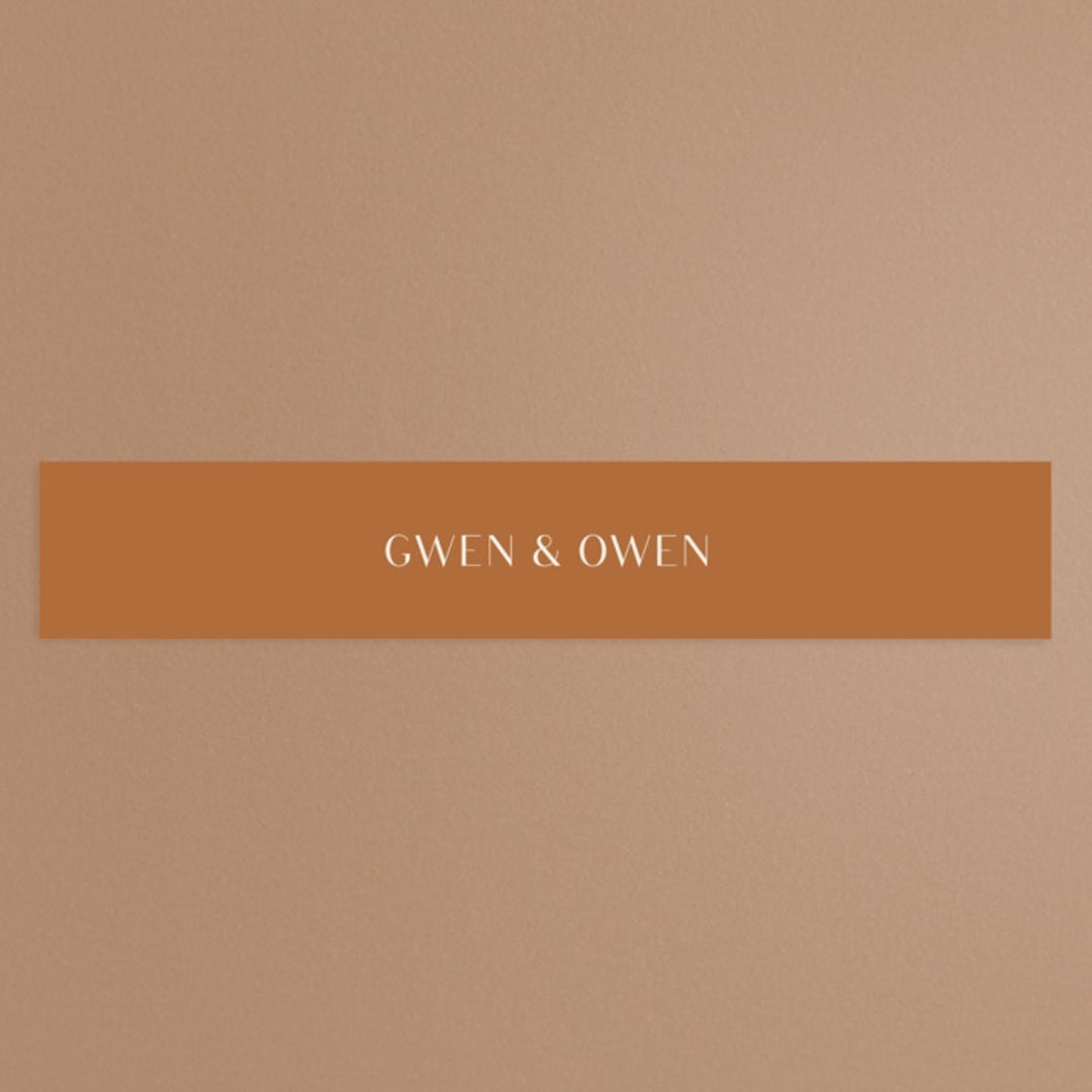 "Ovalon" - Belly Bands in Terracotta by Pati Cascino - Assembled with Invitation
