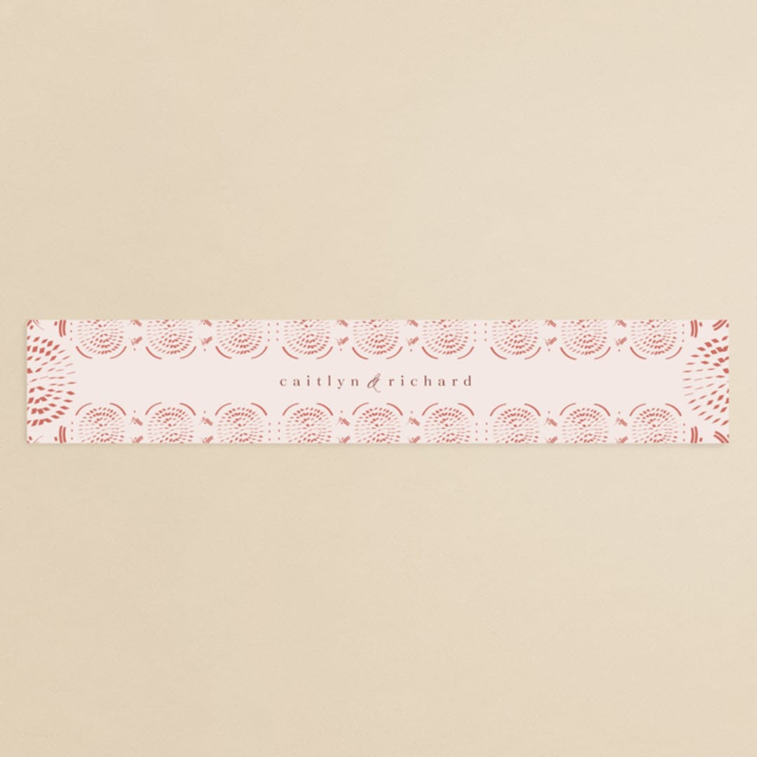 "Terracotta" - Belly Bands in Rust by Kanika Mathur - Assembled with Invitation