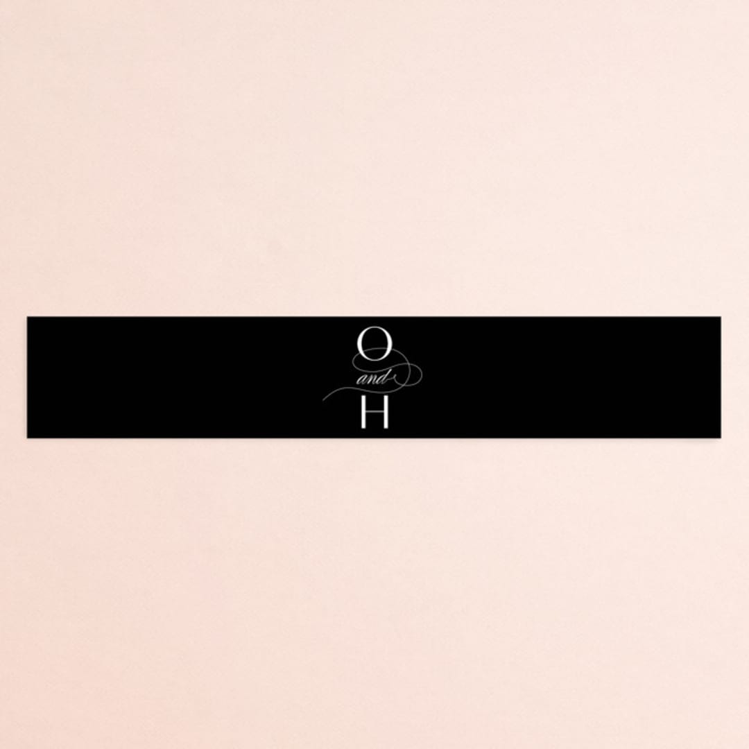 "Plaza" - Belly Bands in Onyx by Lauren Chism - Assembled with Invitation