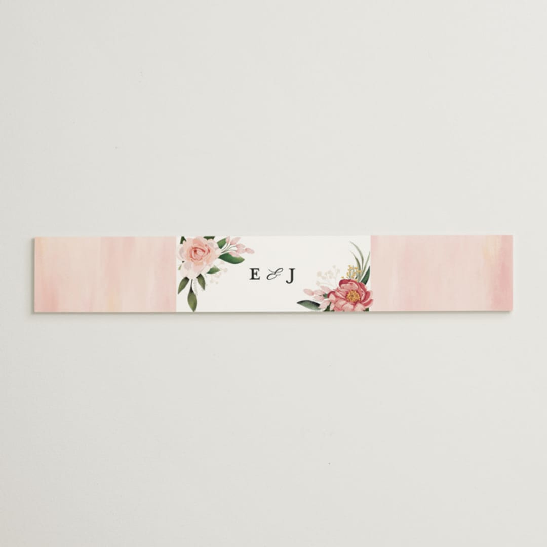 "Blossom" - Belly Bands in Blush by Susan Moyal - Assembled with Invitation