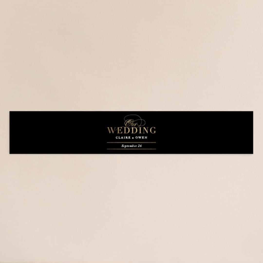 "Deluxe" - Belly Bands in Tuxedo by Jennifer Postorino - Assembled with Invitation