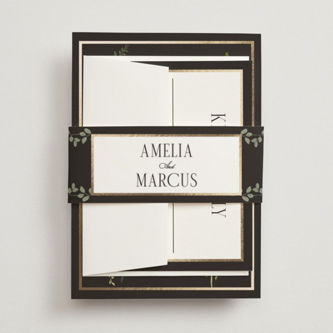 "Flouriishing" - Belly Bands in Blush by Susan Moyal - Front