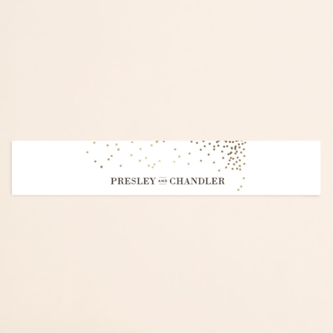 "Thrilling" - Belly Bands in Snow by Design Lotus - Assembled with Invitation