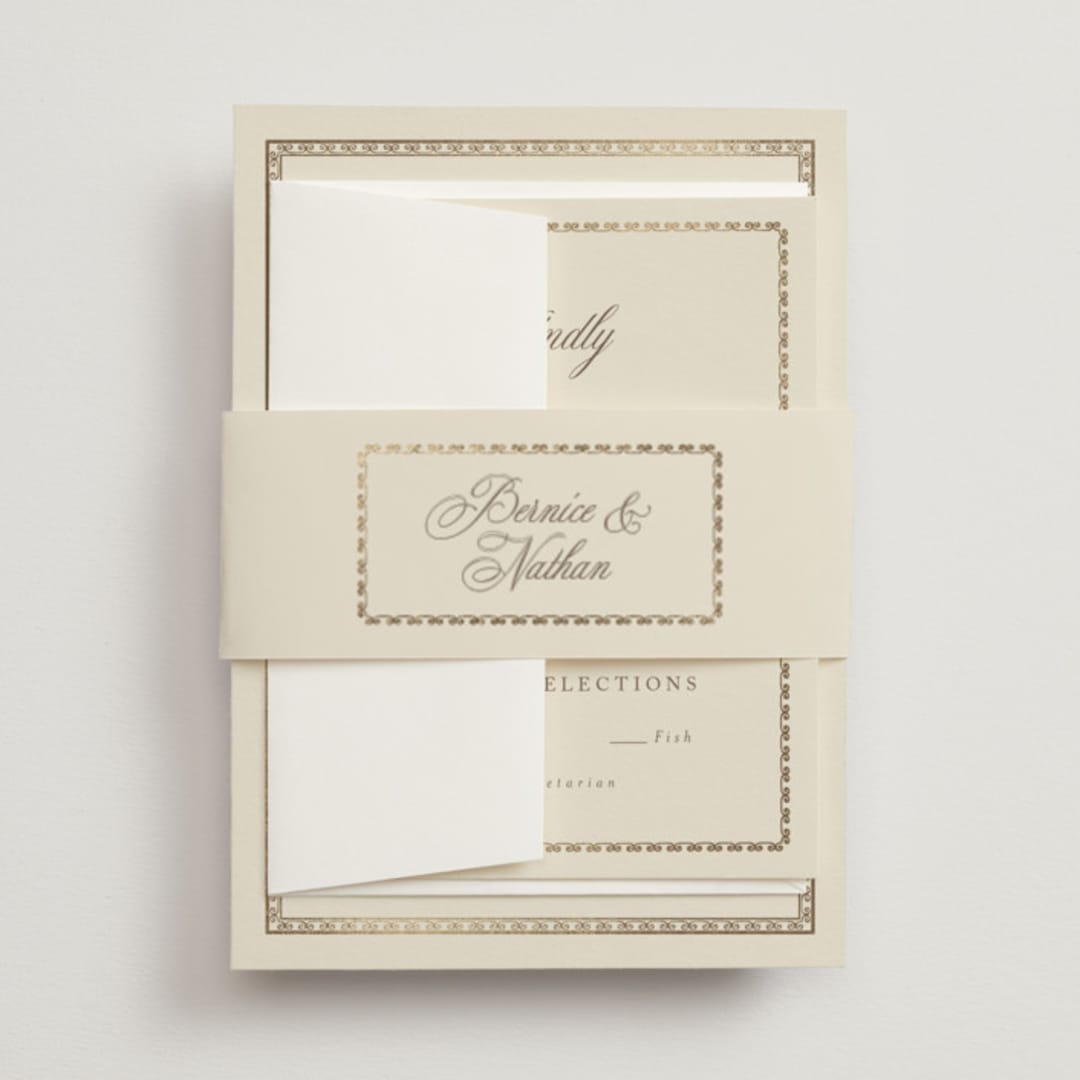 "Ahlum" - Belly Bands in Champagne by Deynaaz Daraei - Front