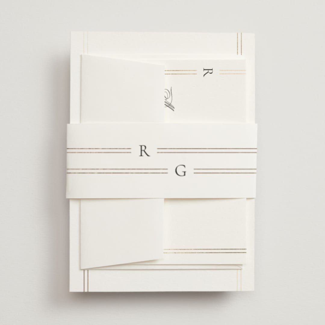 "Elencourt" - Belly Bands in Quartz by Jelena Vuletic - Front