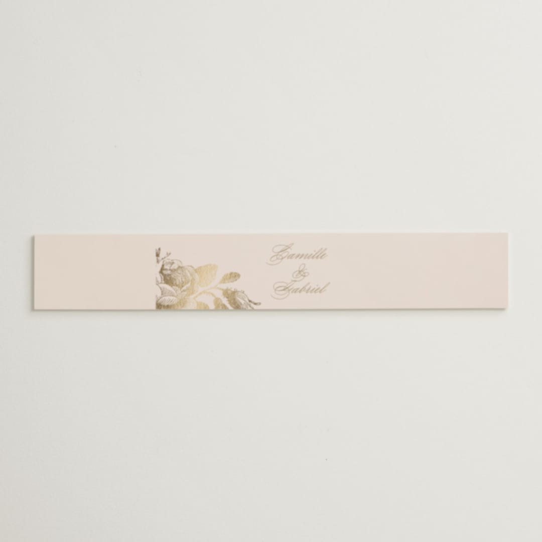 "Idyllic" - Belly Bands in Petal by Design Lotus - Assembled with Invitation