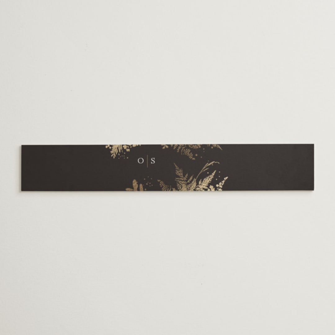 "Garden" - Belly Bands in Mahogany by Leah Bisch - Assembled with Invitation
