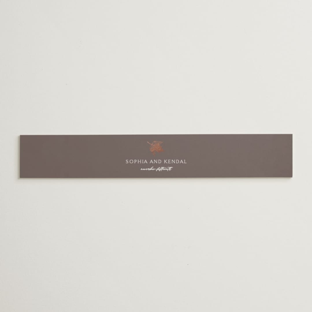 "autumne" - Belly Bands in Maple by Lori Wemple - Assembled with Invitation