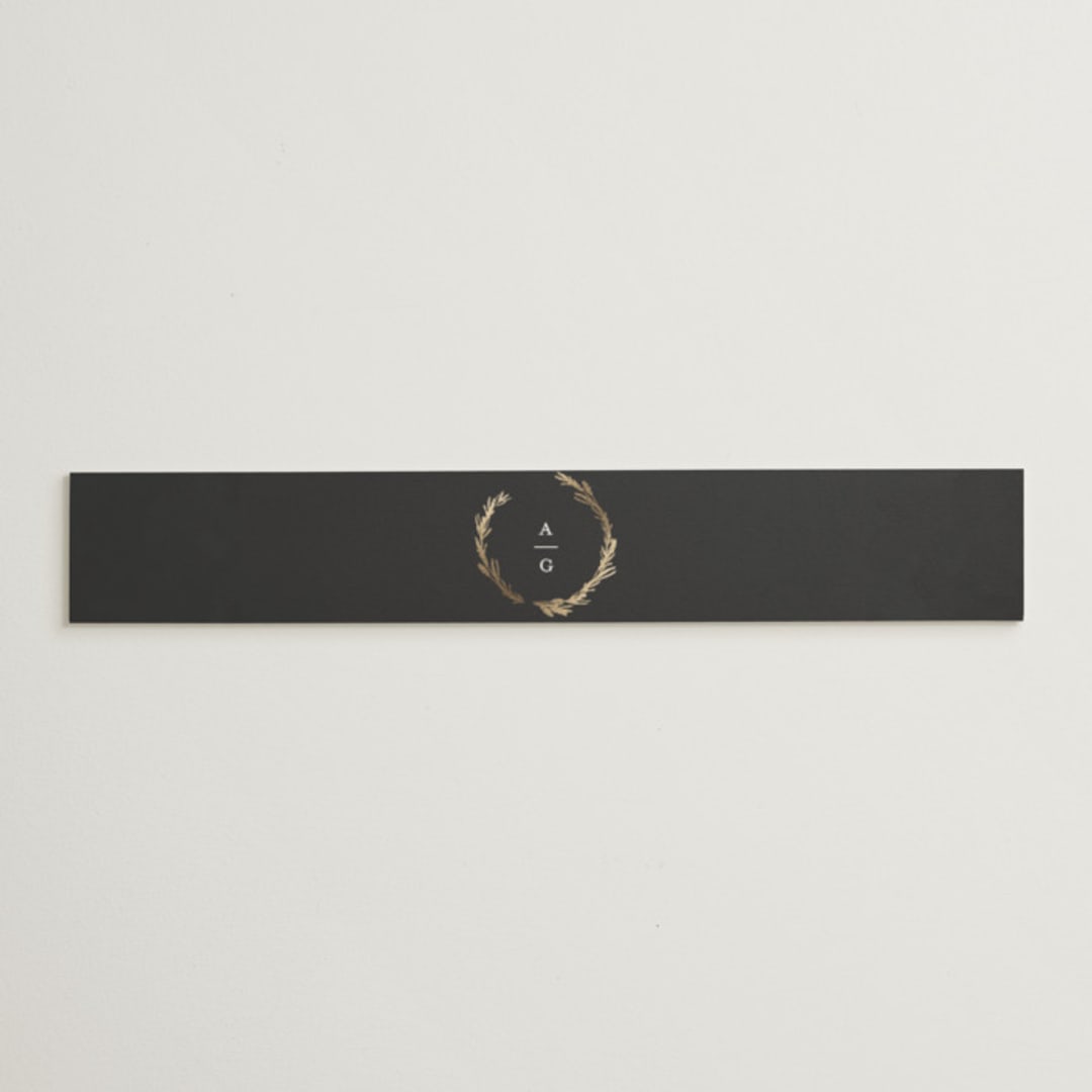 "Panache" - Belly Bands in Onyx by Kristie Kern - Assembled with Invitation