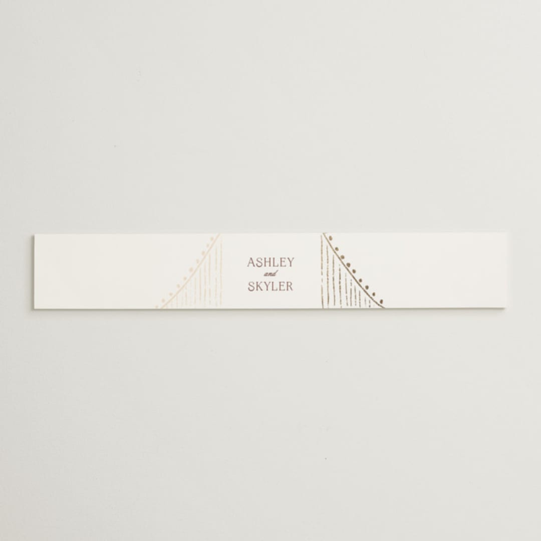 "Brooklyn Bridge" - Belly Bands in Chiffon by Cass Loh - Assembled with Invitation