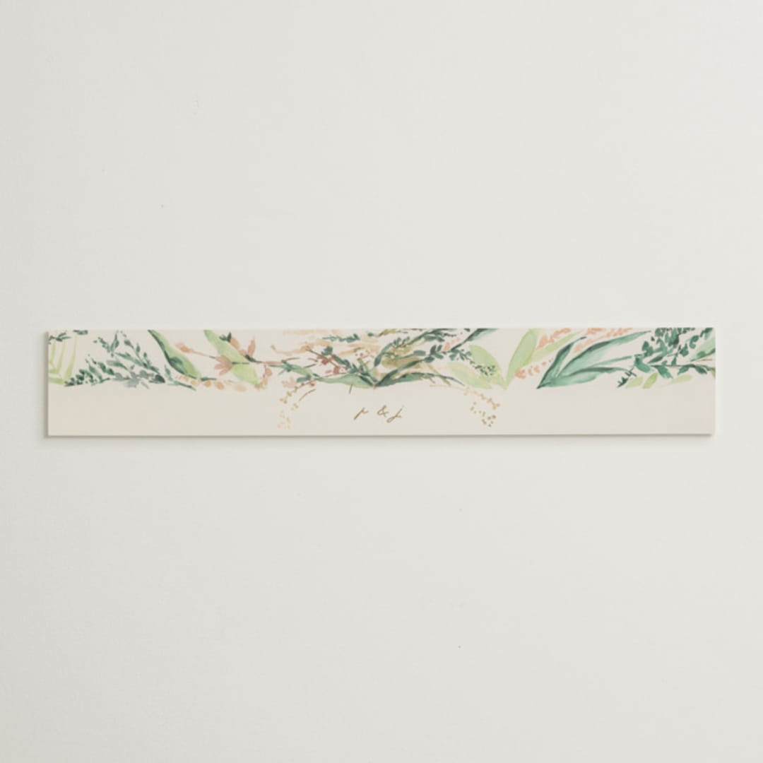 "fresh tropical" - Belly Bands in Greenery by Phrosné Barwood - Assembled with Invitation
