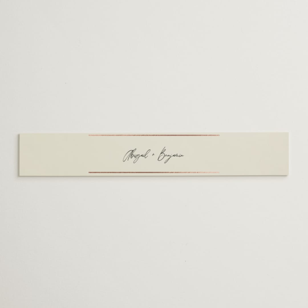 "together" - Belly Bands in Cream Puff by Pixel and Hank - Assembled with Invitation