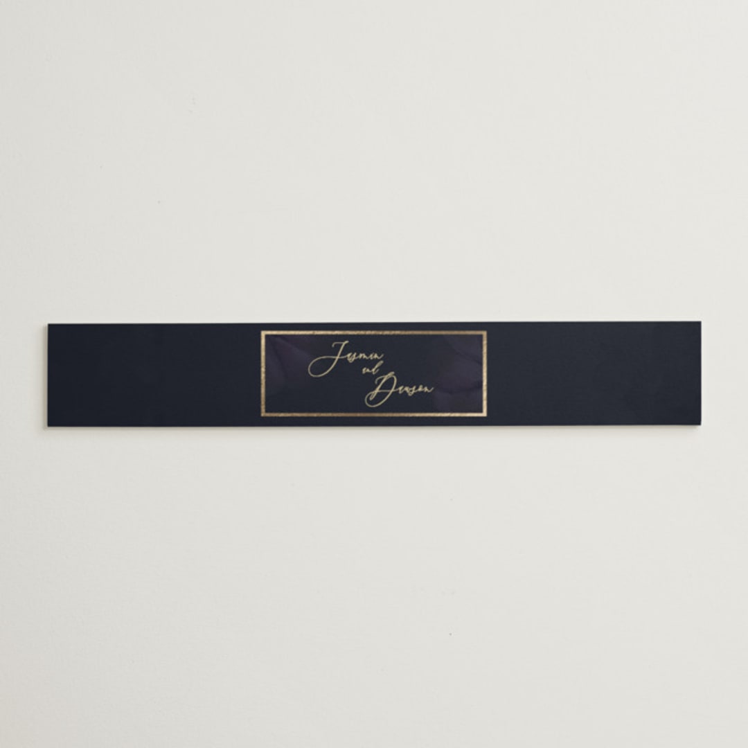 "After Midnight" - Belly Bands in Jewel by Susan Moyal - Assembled with Invitation