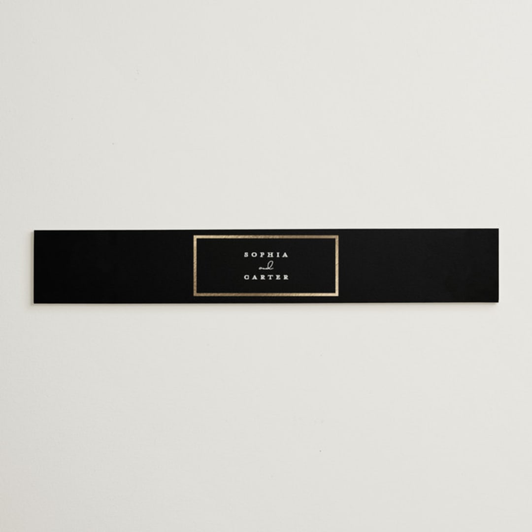 "Bold Bouquet" - Belly Bands in Midnight by Susan Moyal - Assembled with Invitation