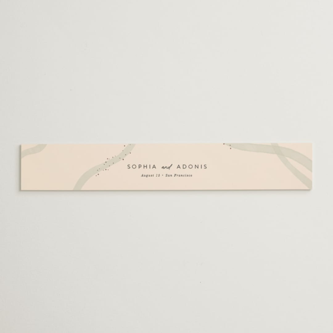"Stefana" - Belly Bands in Linen by Maria Hilas-Louie - Assembled with Invitation