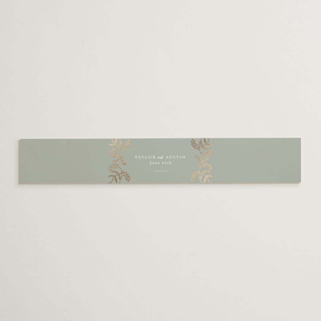 "Riviera" - Belly Bands in Willow by Leia Matt - Assembled with Invitation