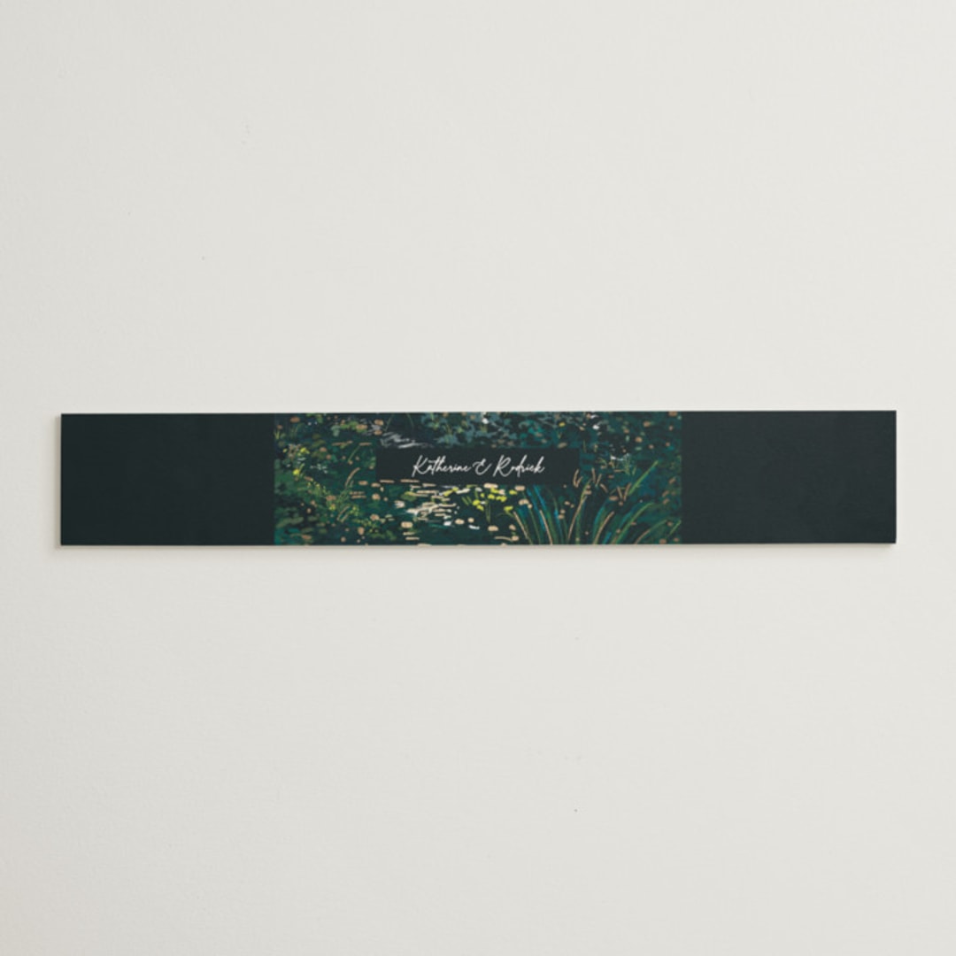 "By the Creek" - Belly Bands in Emerald by Becky Nimoy - Assembled with Invitation