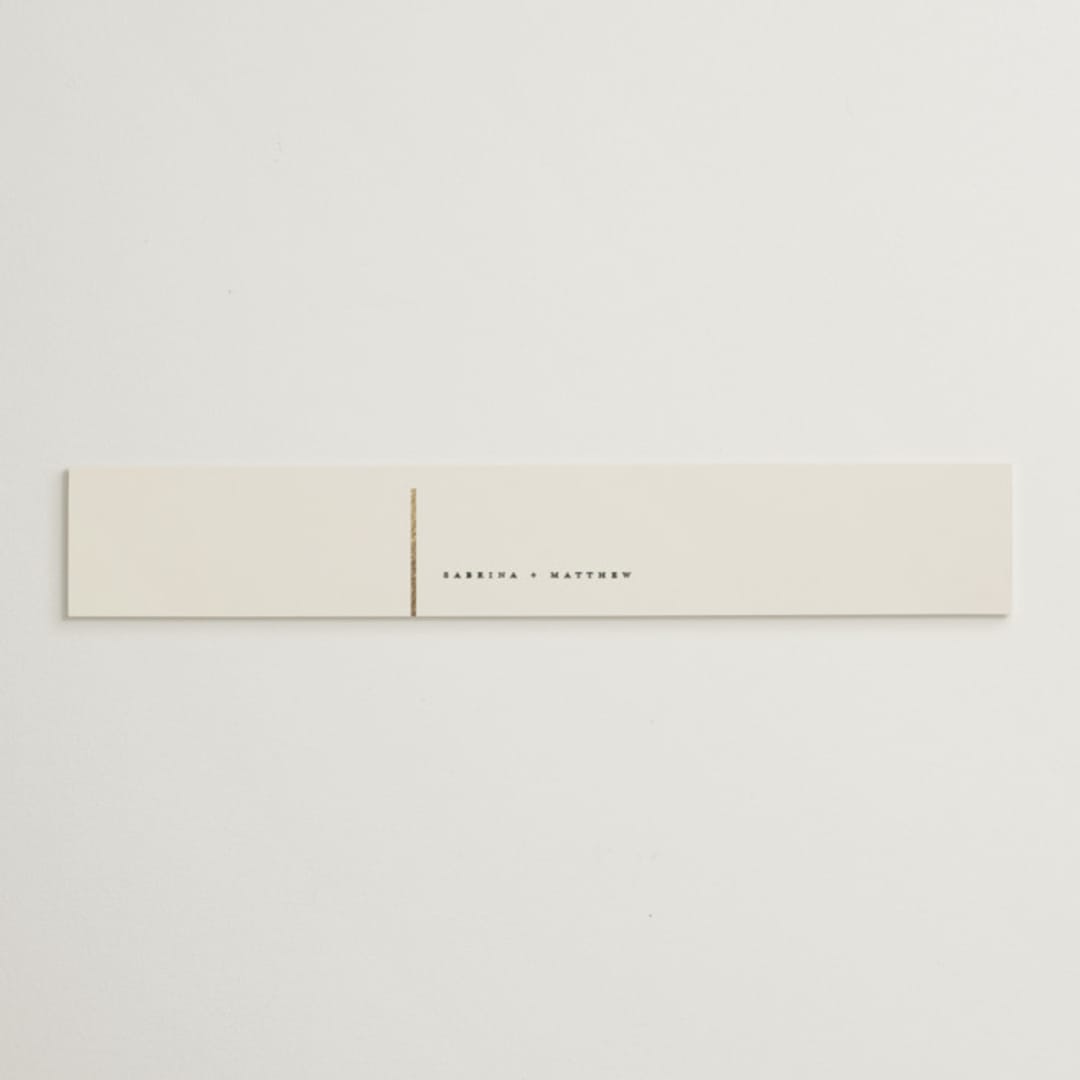 "Tuxedo" - Belly Bands in Black Tie by Carolyn Nicks - Assembled with Invitation