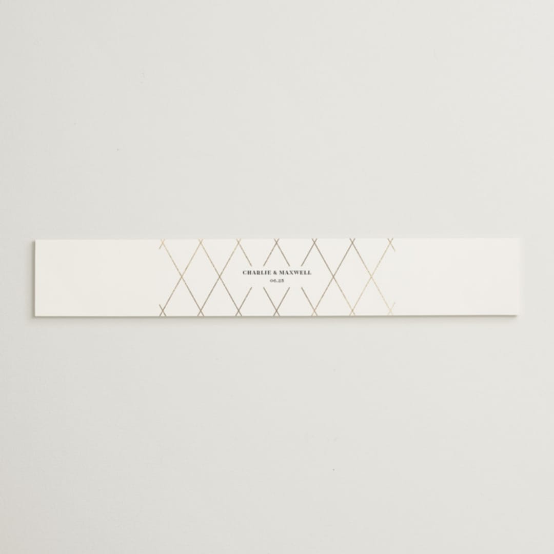 "Love" - Belly Bands in Cloud by Shannon Chen of Four Wet Feet Studio - Assembled with Invitation
