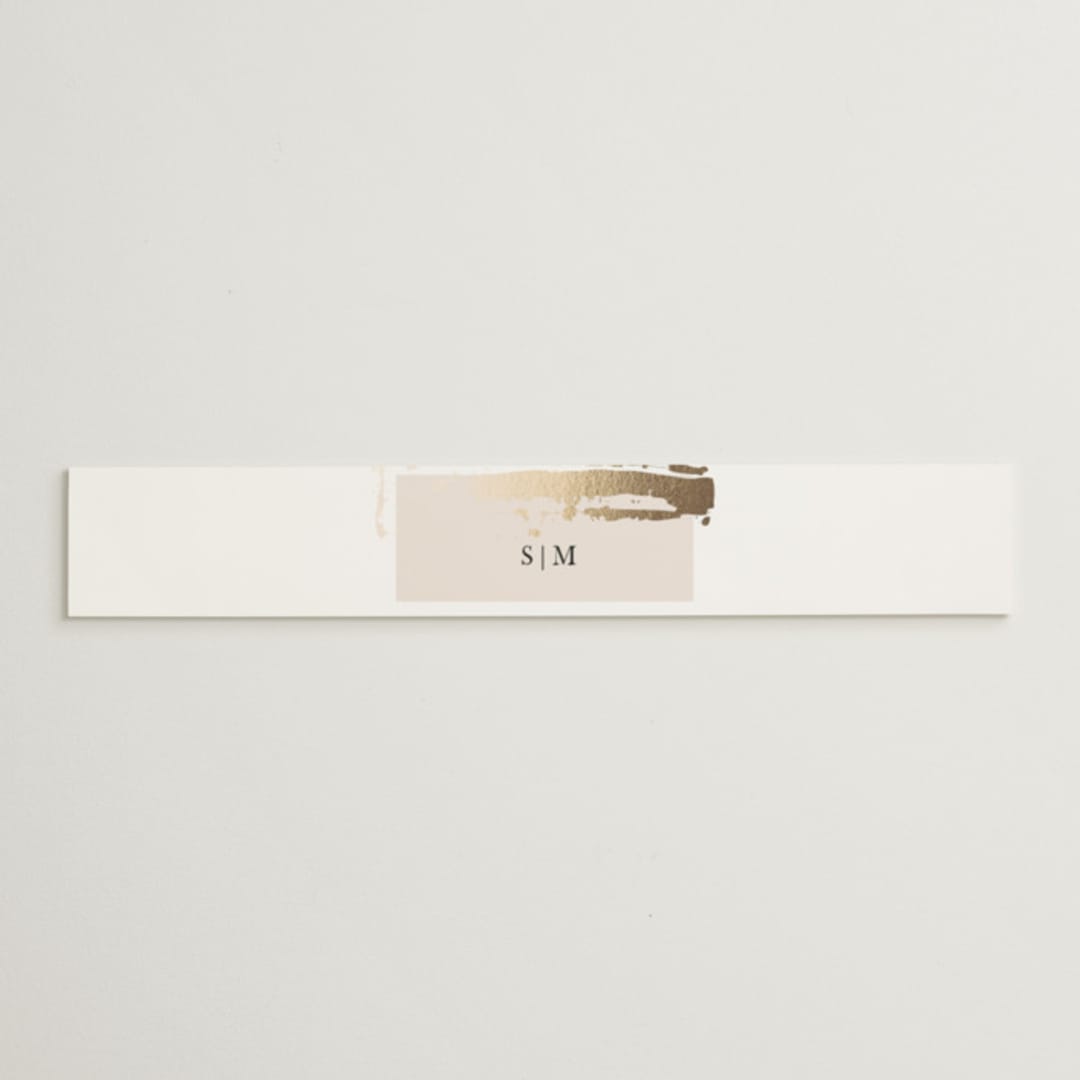 "Modern Serene" - Belly Bands in Blush by Hannah Williams - Assembled with Invitation