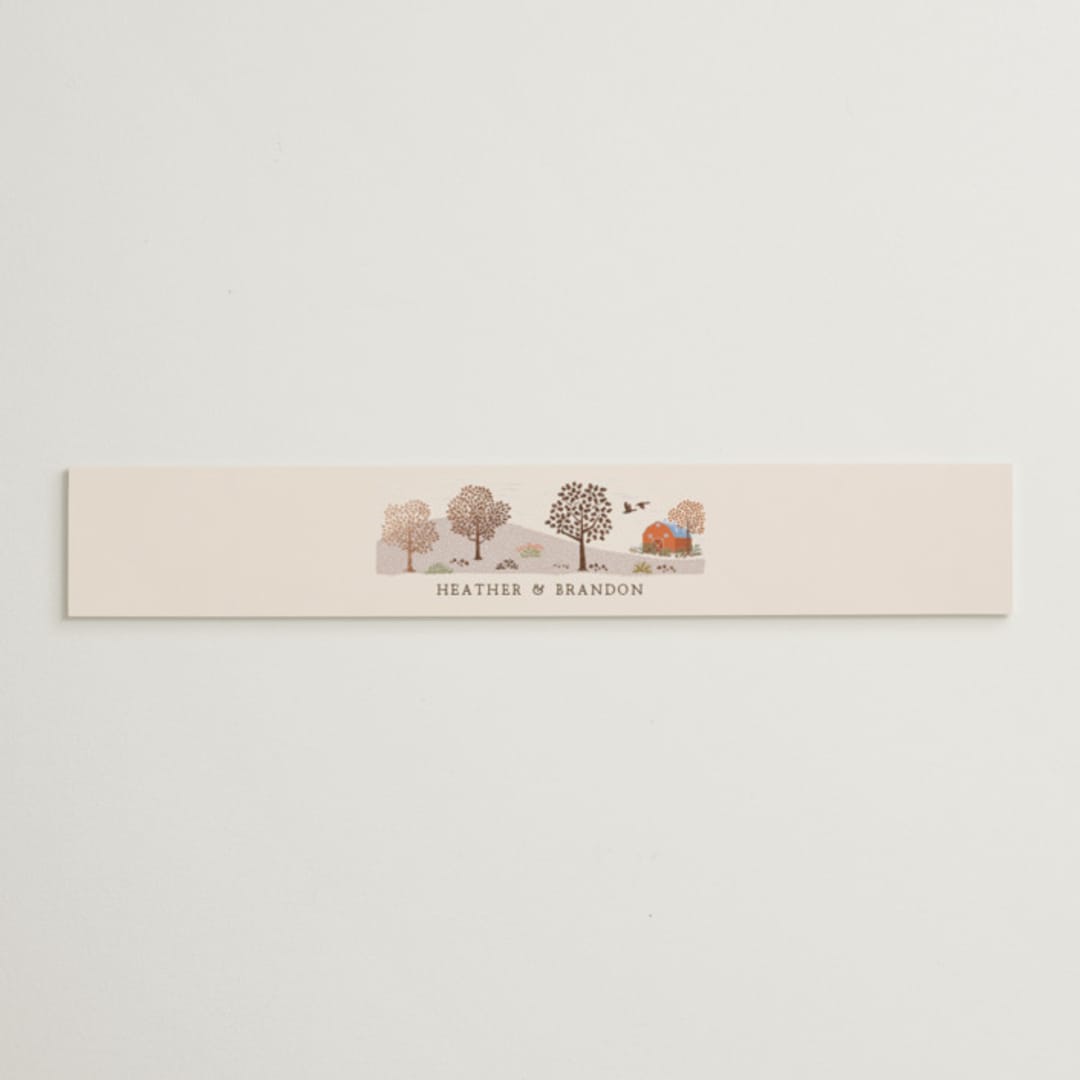 "Countryside" - Belly Bands in Autumnal by Paper Sun Studio - Assembled with Invitation