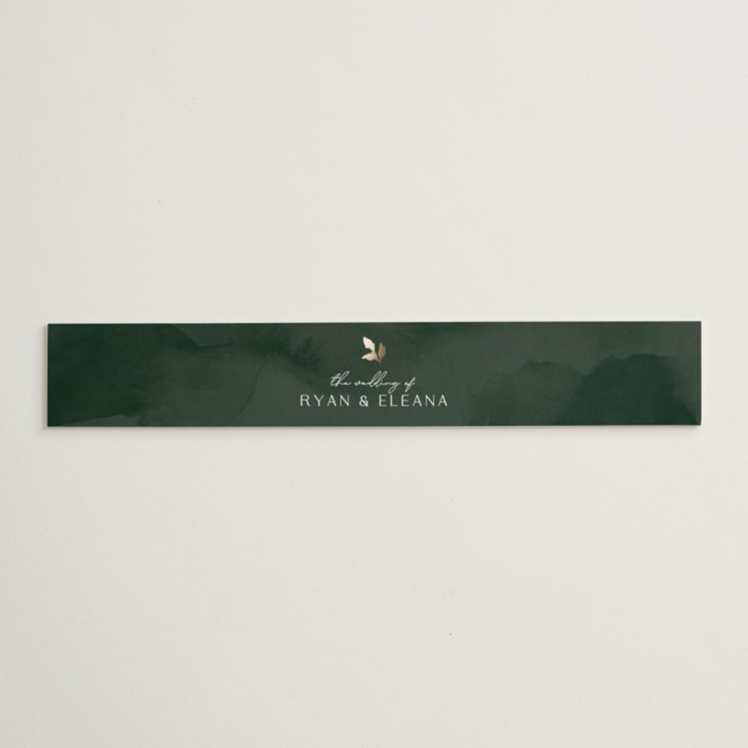 "Garden Serenity" - Belly Bands in Greenery by Itsy Belle Studio - Assembled with Invitation